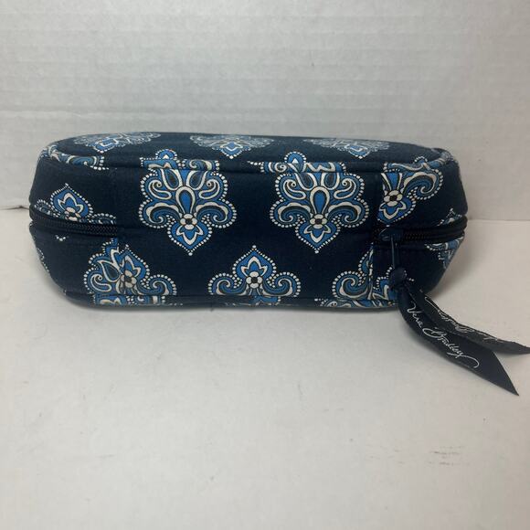 Vera Bradley Calypso Blue Sunglasses Eyeglass Zip Case Travel - Picture 1 of 5